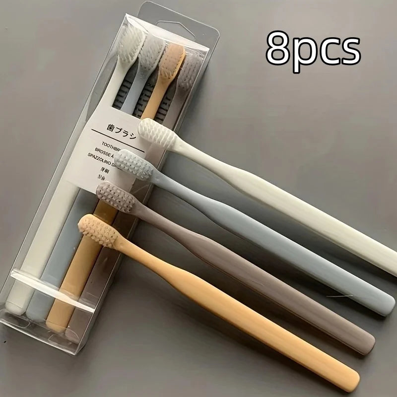 Soft Bristle Travel Toothbrush Set of 4