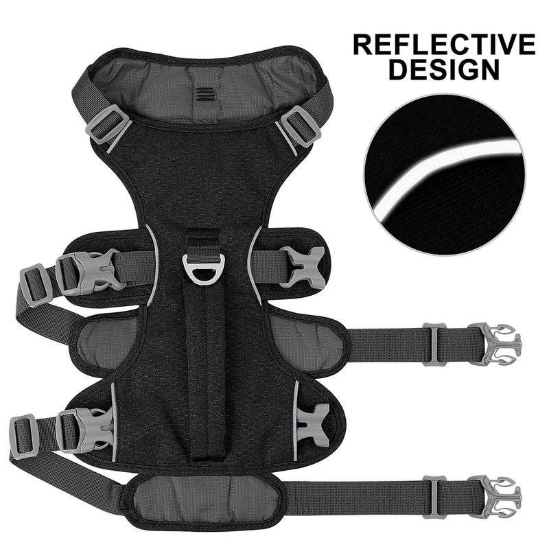 Reflektierende Nylon-Hundegeschirr mit Griff