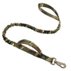 Tactical Dog Leash with Dual Handles and Shock-Absorbing Bungee