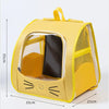 Geliger faltbarer Hundetransporter Rucksack mit transparentem Fenster und Maschenpanel.