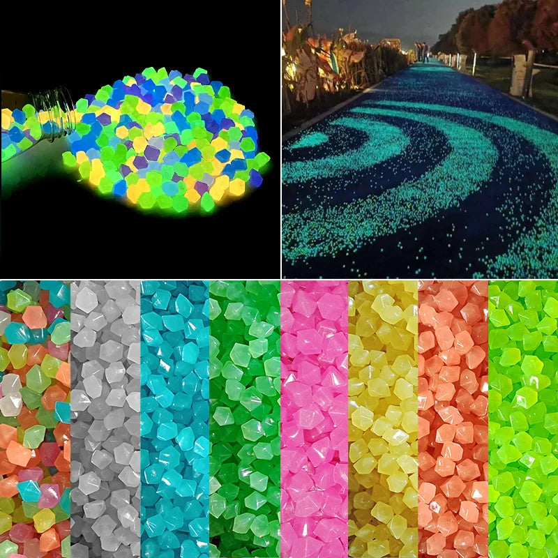 Glow Pebbles for Aquariums and Outdoor Decor