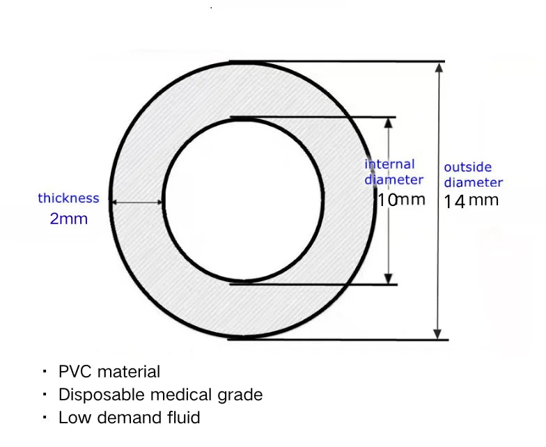Clear PVC Flexible Water Tubing for Aquariums, Pumps, and Garden Use