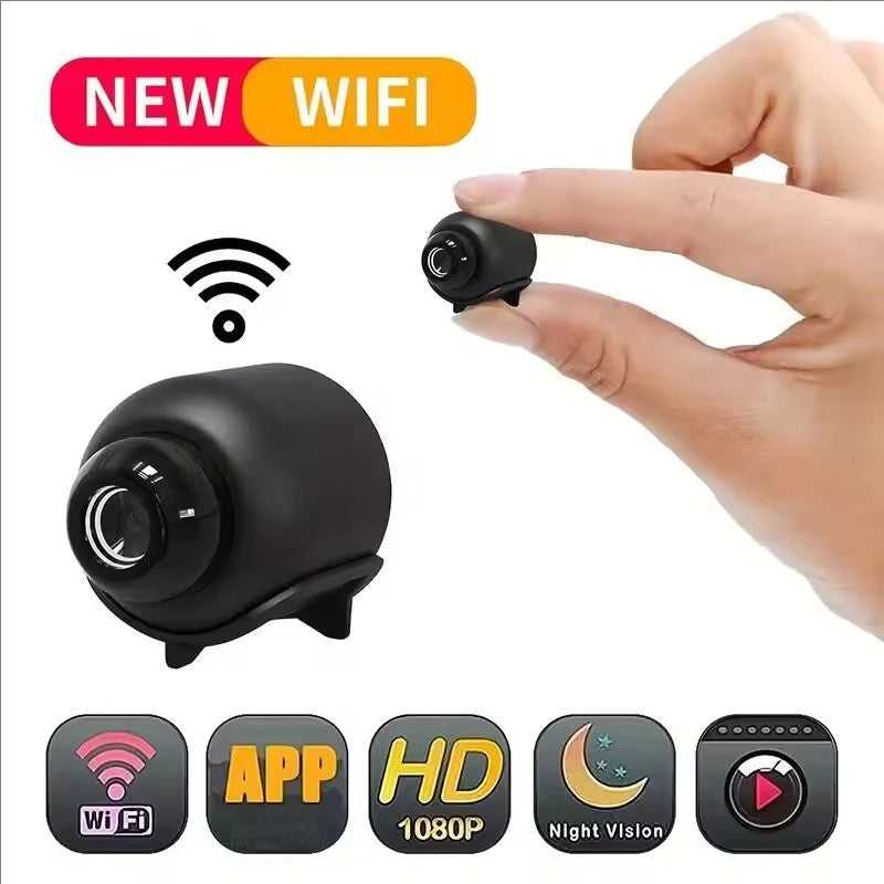Mini Wireless Security Camera with 1080P HD and Night Vision