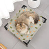 Elevated Pet Bed with Detachable Frame and Breathable Mesh