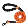 Reflective Dog Leash with Padded Handle - Heavy Duty Double Rope