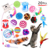 20-teiliges Kätzchenspielzeug-Varietäten-Set