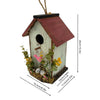 Handcrafted Wooden Hanging Birdhouse for Garden Decor