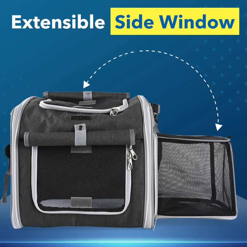 Expandable Pet Bike Basket & Travel Backpack