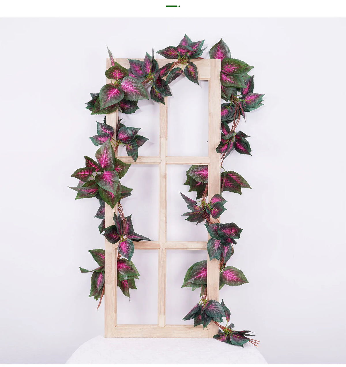 Artificial Ivy Vine Garland – 2.3m Hanging Silk Leaf Decor