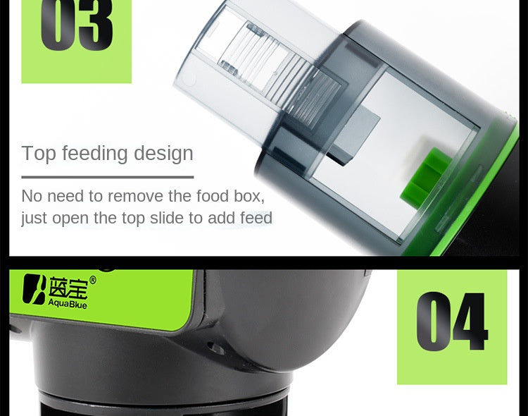 Automatic Fish Tank Feeder with Timed Dispense