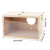 Natural Wood Bird Nesting Box with Viewing Window