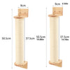 Cat Scratching Post with Sisal and Wood