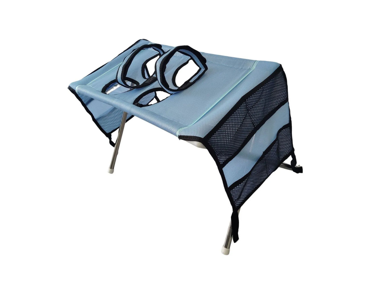 Pet Grooming Hammock with Stand – Adjustable Nail Trimming Restraint Sling for Small to Medium Dogs and Cats