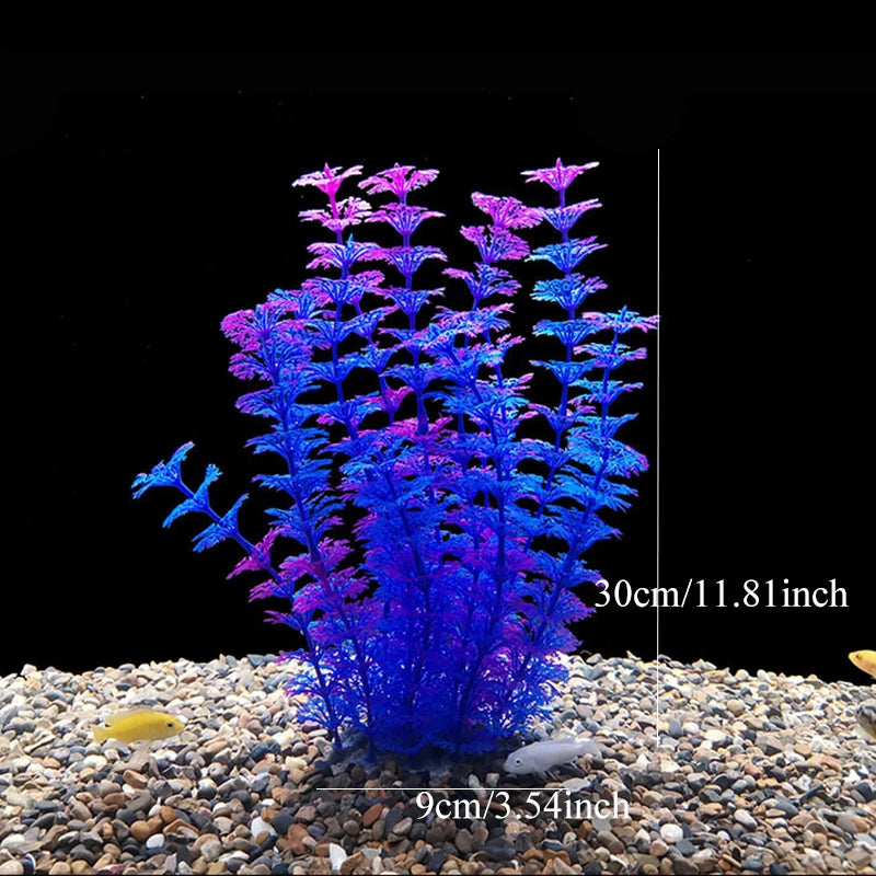 Realistic Artificial Aquarium Plants for Fish Tank Décor