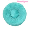 Lit Donut en Peluche Confortable pour Chat