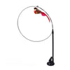 Interactive Feather Cat Teaser Wand with Suction Cup Base