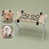 Foldable Pet Grooming Hammock Stand with Breathable Mesh