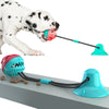 Suction Cup Interactive Dog Ball Toy with Treat Dispenser