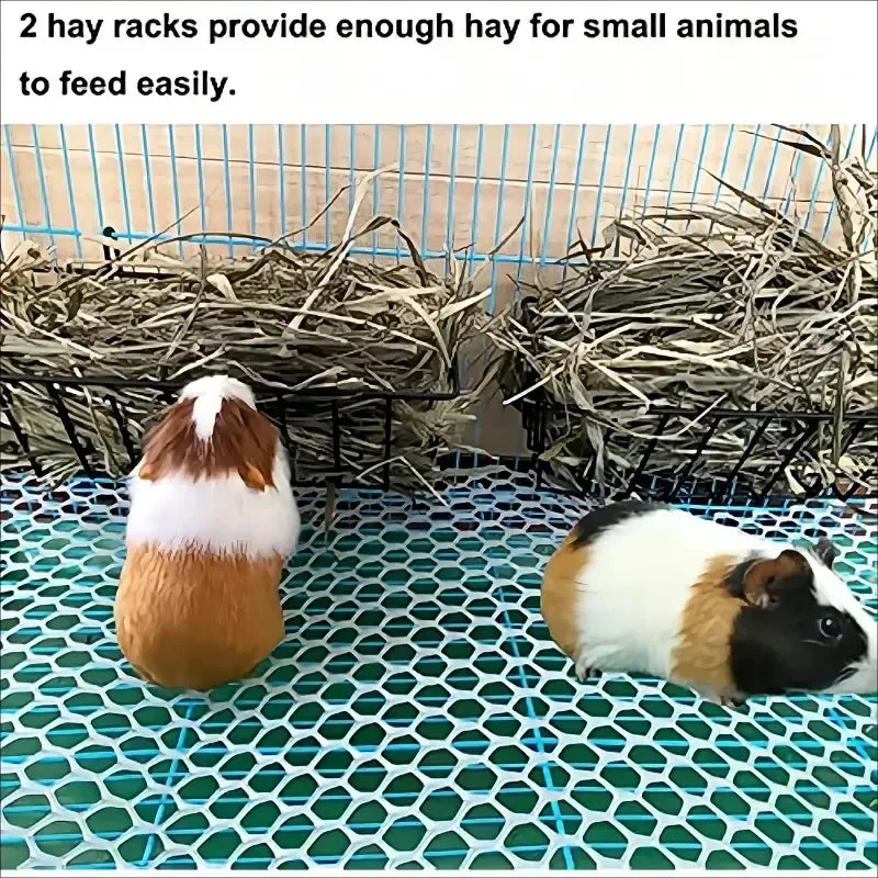 Heavy Duty Metal Hay Feeder for Rabbits and Small Pets
