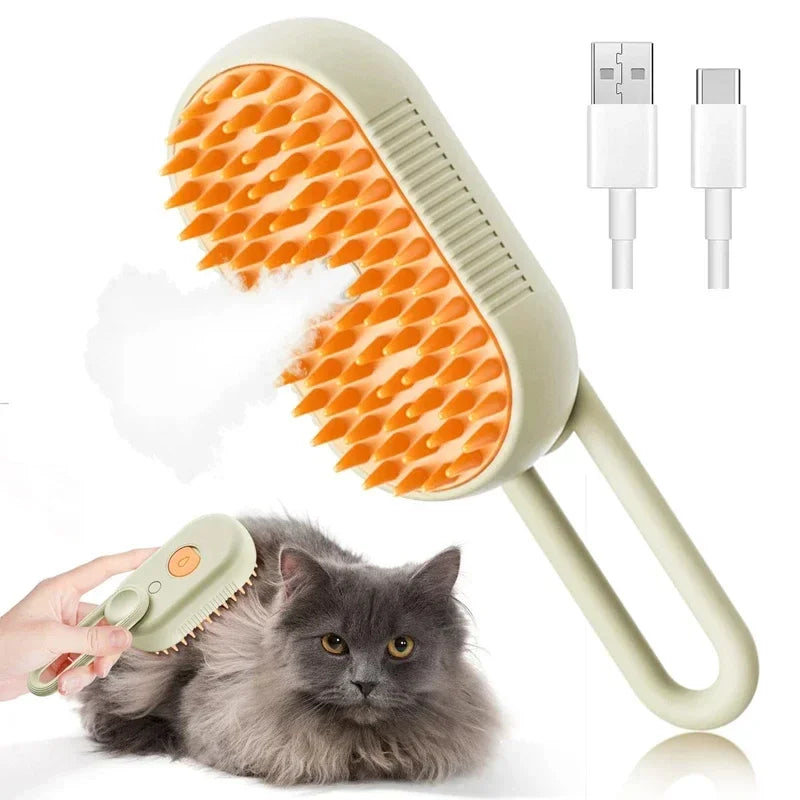 Dampfbürste für Katzen & Hunde