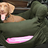 Dog Car Seat with Safety Belt – Non-Slip, Washable Travel Bed for Small Dogs