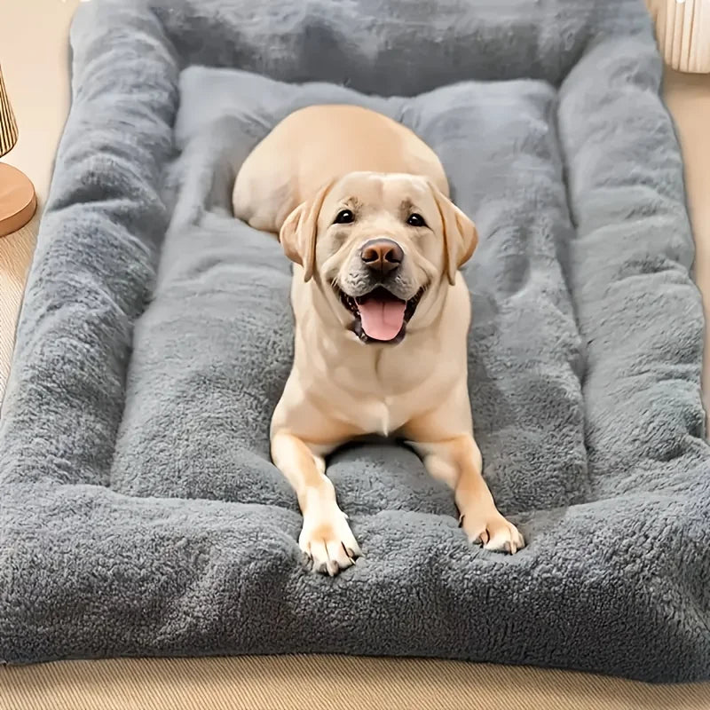 Plush Dog Bed Sofa with Thickened Cushion