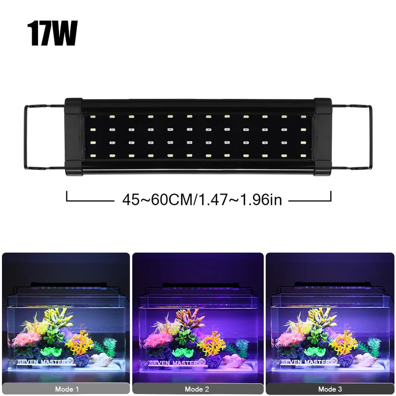 Lampe LED Réglable pour Aquarium et Croissance des Plantes