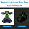 Rechargeable LED Dog Harness with Reflective Strips