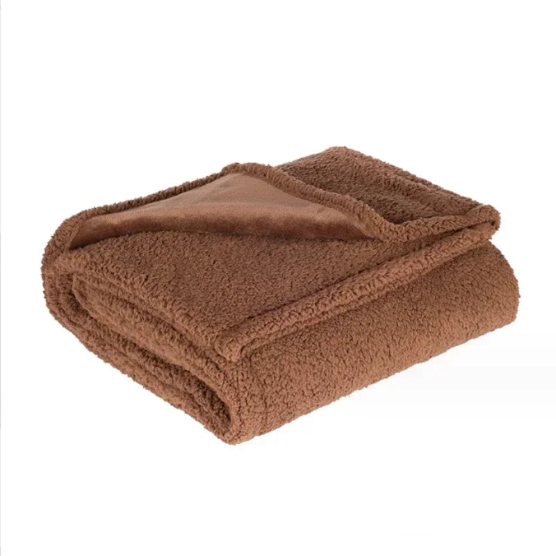 Luxury Shaggy Waterproof Blanket with Microfibre Fleece