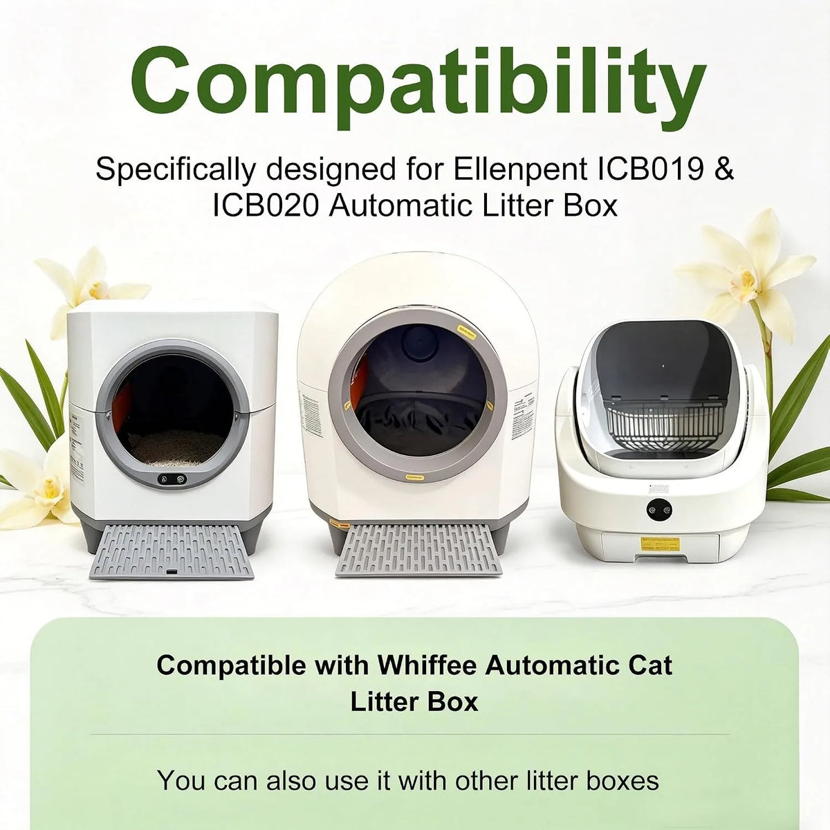 Cat Litter Box Deodorizers for Automatic Litter Boxes, 30-Day Freshness