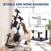 72-Inch Multi-Level Cat Tree with Scratching Posts, Condos & Hammock