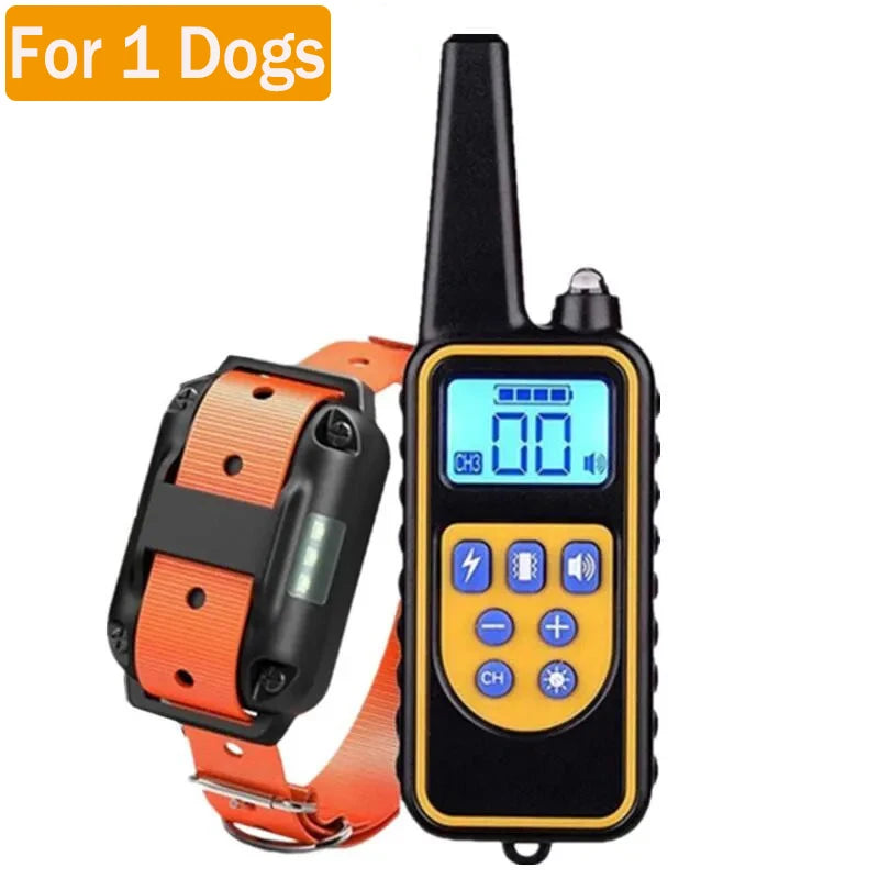 Waterproof Remote Dog Training Collar with Rechargeable Battery