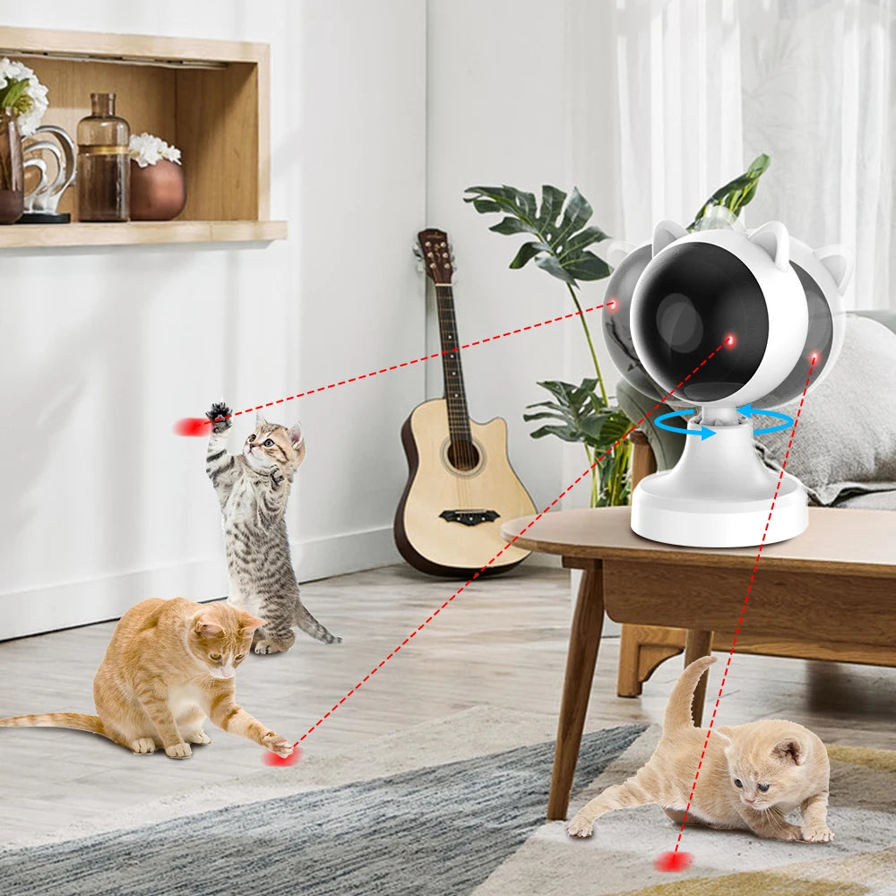 Automatic Laser Cat Toy with Motion-Activated Play