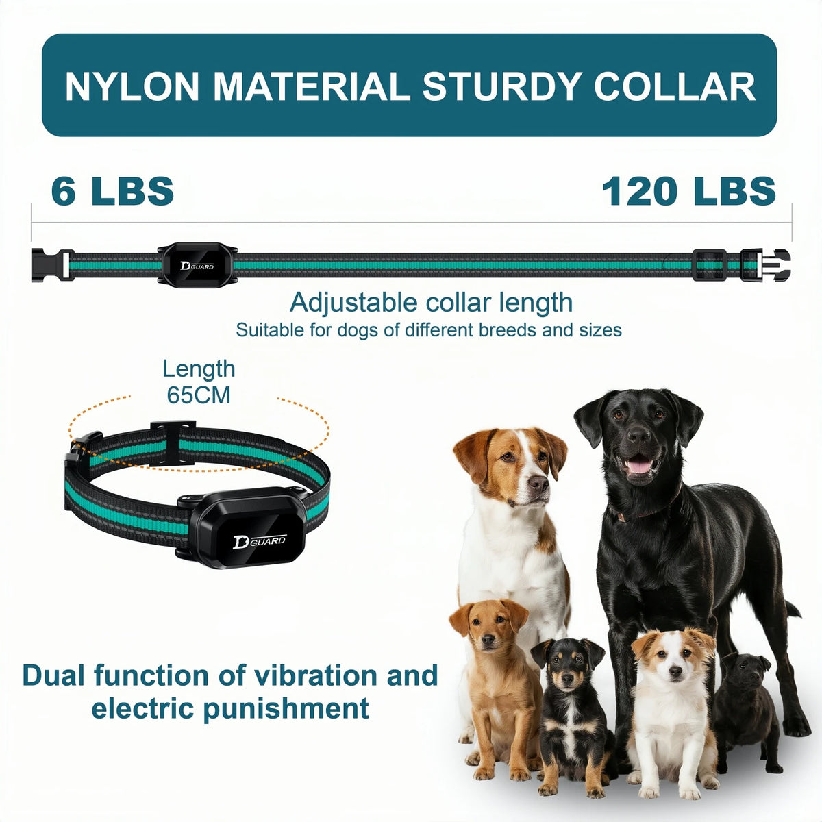 Remote Dog Training Collar with Vibration and Static Stimulation