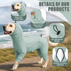 Waterproof Dog Raincoat with Reflective Stripe and Hood