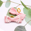 Pink Bow Hair Clips for Small Dogs - Pet Grooming Accessories (10 Pack)