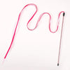 Interactive Cat Teaser Rod Toy with Satin Ribbon