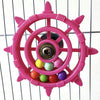 Parrot Spinner Rattle Toy with Colorful Beads