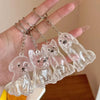 Pet Hair Keepsake Keychain with Transparent Capsule
