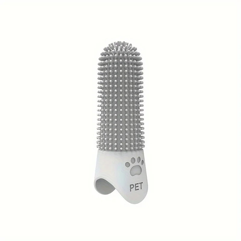 Soft Silicone 360° Finger Toothbrush for Dogs & Cats