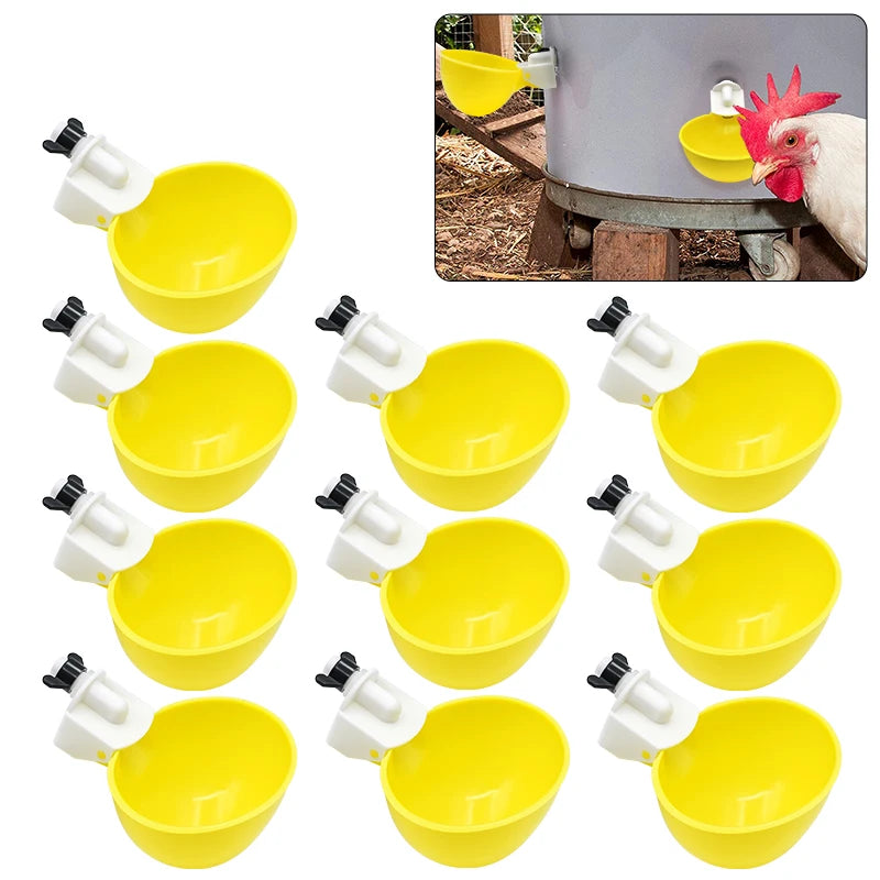Automatic Poultry Waterer Cups (6-Pack)