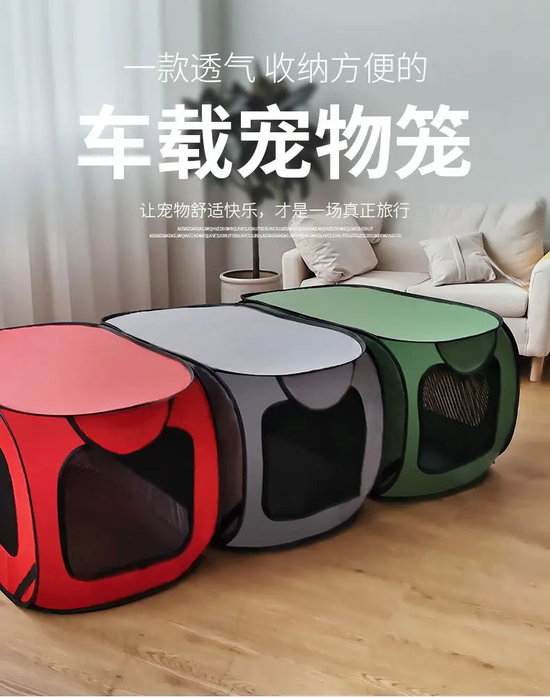 Foldable Pet Playpen with Carry Case