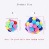 Interactive Plush Cat Ball Toy