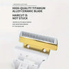 Cordless Rechargeable Pet Grooming Kit for Dogs and Cats