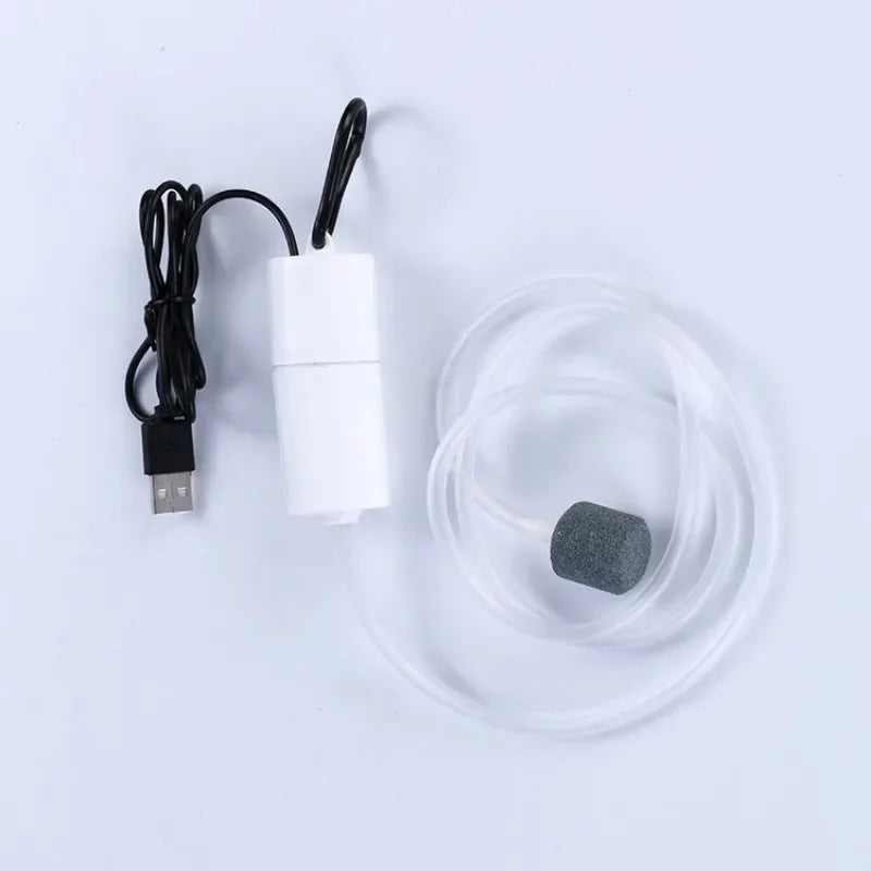 USB Silent Aquarium Air Pump Oxygenator for Fish Tank 5V