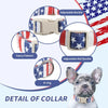 Soft Cotton Patriotic Dog Collar
