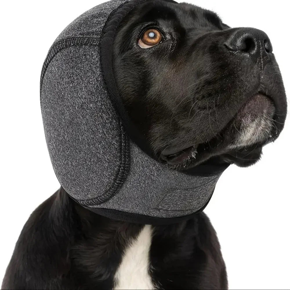 Dog Noise Reduction Ear Muffs with Waterproof Headgear
