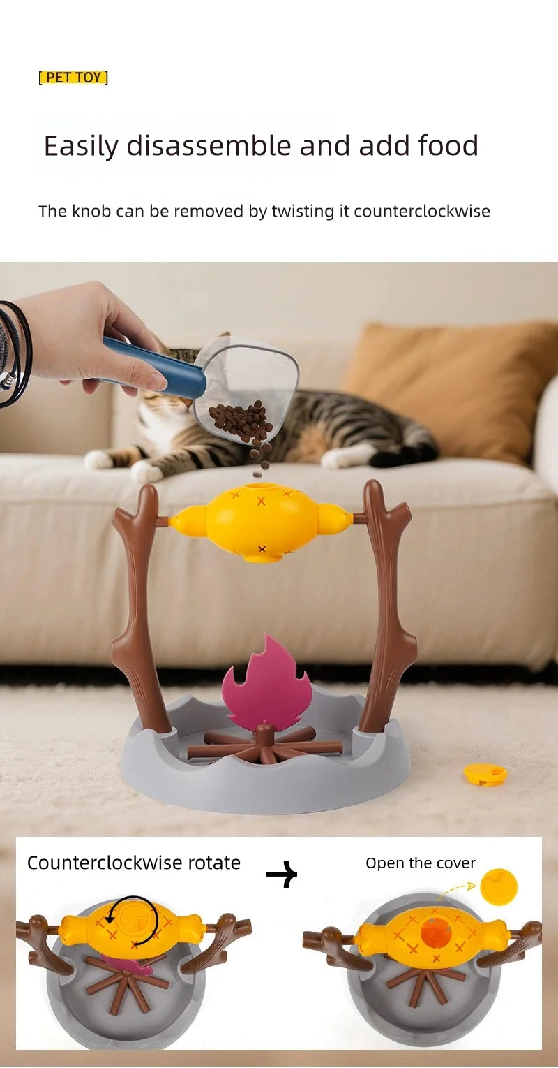 Juguete Interactivo Dispensador de Premios para Gatos y Perros