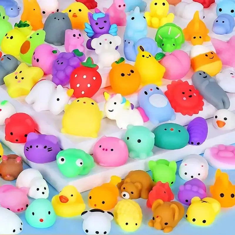 Cute Animal Stress Relief Squishy Toys (Set of 20)
