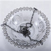Solar Hanging Bird Bath Fountain with Glass Bowl